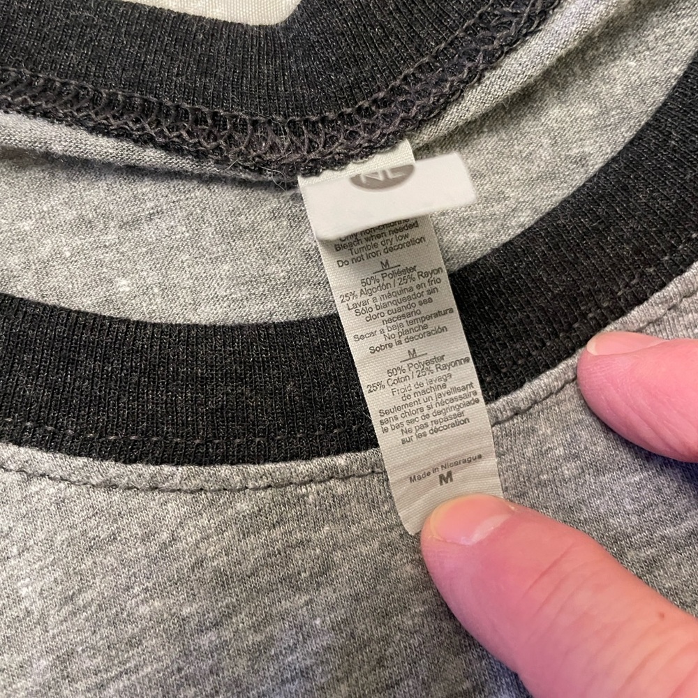 Next Level Apparel Raglan Baseball Tee Medium Great Condition - Picture 7 of 11